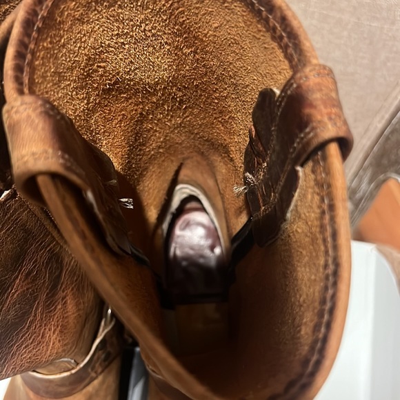 Frye Harness Boot, 12” Length Dark Brown 9M Boots - Picture 10 of 14